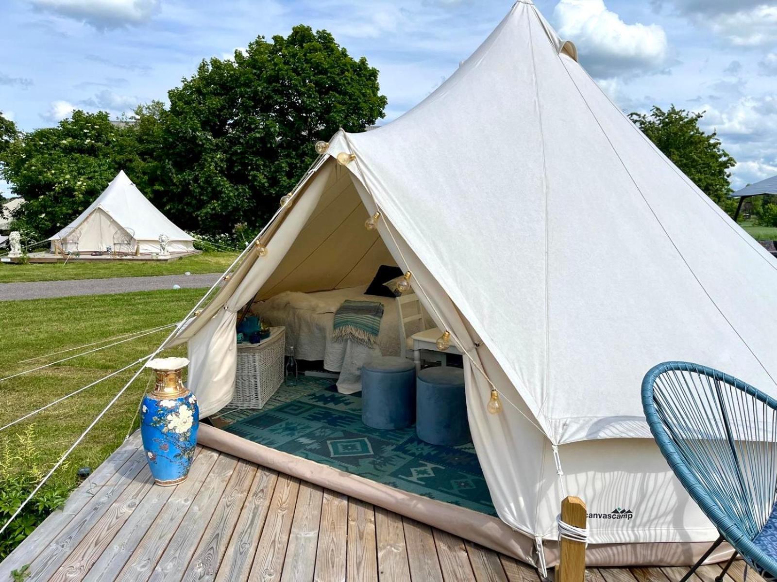 Soerby Glamping Hotel Klockrike ภายนอก รูปภาพ